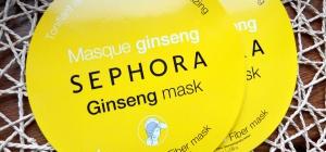 Recenze: Sephora Ginseng Mask